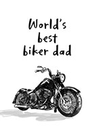 vaderdag kaart motorfiets